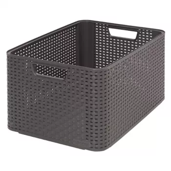 CURVER Style L förvaringslåda 43,6 x 32,6 x 23 cm mörkgrå