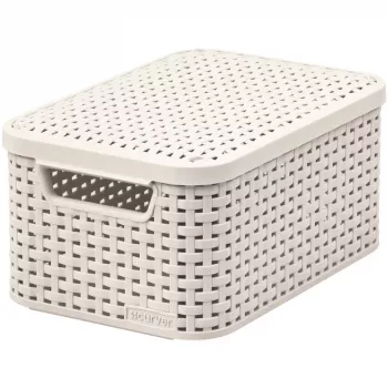 CURVER Style S förvaringslåda med lock 29,1x19,8x14,2 cm kräm