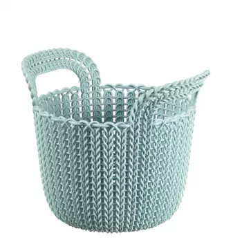 CURVER korg Knit XS rund 3L 23x19x19 cm blå