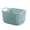 CURVER korg Knit S rektangulär 8L 30x22x17cm blå