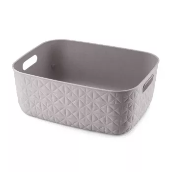 CURVER Softex M förvaringskorg 12,5L gråbrun 37,9x29,2x14,3 cm