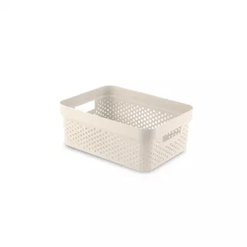 CURVER Infinity Recycled 11L förvaringslåda 36x27x14 cm Oasis White