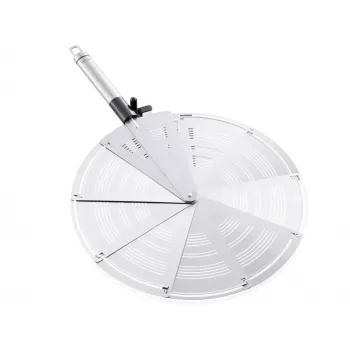 LEIFHEIT ProLine stänkskydd för stekpannor Ø28 cm, rostfritt stålnät, svart handtag