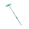 LEIFHEIT Classic fönstertorkare med teleskopstång 100-155 cm, 33 cm avdragare, streckfri, grön/vit