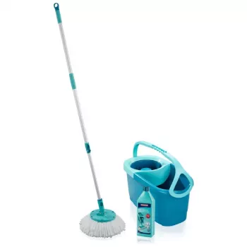 LEIFHEIT golvrengöringsset rotations-disc-mopp Ergo med Power Cleaner 1L