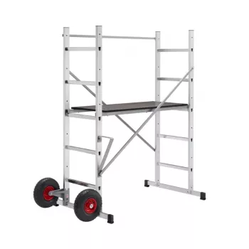 HAILO ställning HobbyStep H3 stål 2x5 steg fällbar arbetsplattform