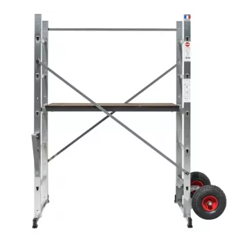 HAILO ställning HobbyStep H3 stål 2x5 steg fällbar arbetsplattform