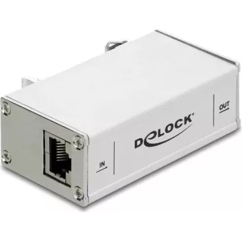Delock överspänningsskydd för nätverk RJ45 10G DIN-skenemontering