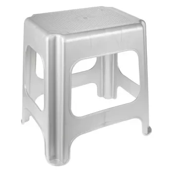 KEEEPER Maxi Max trappsteg, ljusgrå, 41 x 33,5 x 42,5 cm, 150 kg belastning, halksäker, stapelbar
