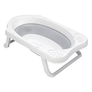 KEEEPER fällbart babybadkar Maja Pure 48x82x23,5 cm grå