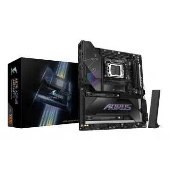 GIGABYTE X870 AORUS INFINITY AM5 Extended-ATX-moderkort, DDR5, 3x M.2, Wi-Fi 7, 5GbE