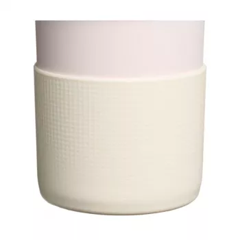 STANLEY The Quencher Boot + sugrörstopper-set, skyddande silikontillbehör för 1,18L-tumbler, Light Cream