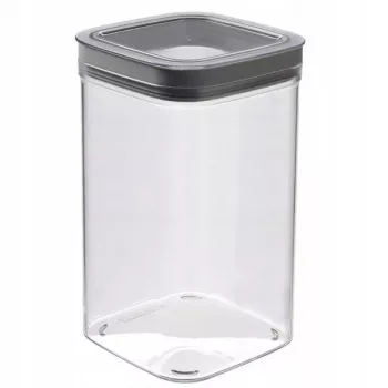 CURVER Dry Cube kvadratisk livsmedelsförvaringslåda 2,3L transparent/grå