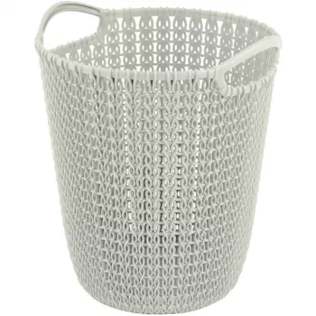 CURVER Knit papperskorg 7L vit 23x24x27cm
