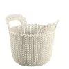 CURVER korg Knit XS rund 3L vit 23x19x19cm