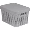 Curver Infinity Recycled 17L förvaringslåda 36x27x22cm grå