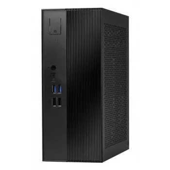 ASRock DeskSlim X600 barebone Mini-PC, AMD AM5-sockel, DDR5 SO-DIMM, PCIe Gen5 M.2, 2,5GbE, utan RAM/lagring/OS, svart