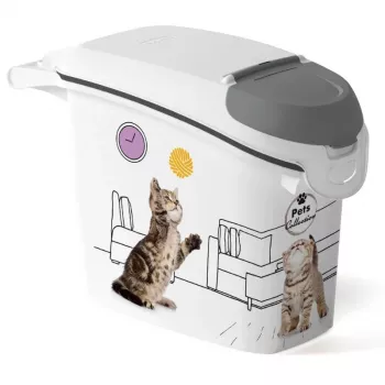 CURVER Pets Life hund- & kattfoderförvaringsbehållare 6 kg 15 L 23x50x36 cm