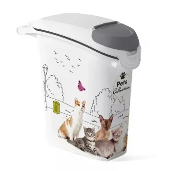 CURVER Pets Life hund- & kattfoderförvaringsbehållare 10 kg 23 L 23,2x49,7x50,3 cm