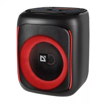 Defender BOOMER 50 Bluetooth-högtalare 50W MP3/FM/SD/USB/AUX/TWS/LED/MIC Karaoke svart