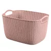 Curver Knit L rektangulär förvaringskorg 19L 40x30x23 cm rosa