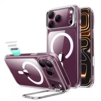 ESR Classic Hybrid Kickstand MagSafe-skal för iPhone 17 Pro / 18 Pro Transparent