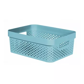Curver Infinity Recycled 11L förvaringslåda blå 36x27x14cm