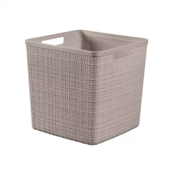 CURVER korg Jute kvadratisk 17L 28x28x27cm beige