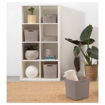 CURVER korg Jute kvadratisk 17L 28x28x27cm beige