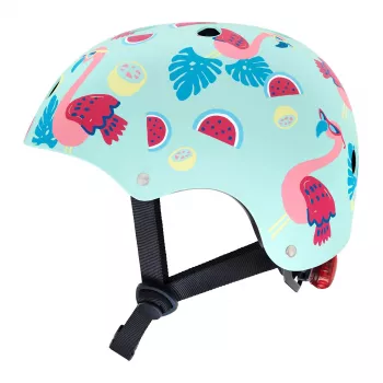 Hornit Flamingo barncykelhjälm M (53-58cm) med bakre LED-ljus FLS931