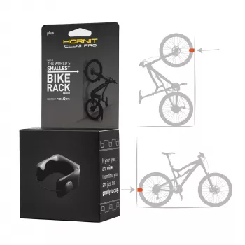 Hornit CLUG PRO MTB Plus cykelförvaringssystem – svart, XXL (passar 2,3 inch-3,3 inch däck) 7765PCP