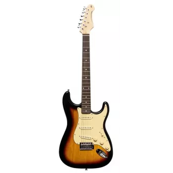 Stagg SES-30 SNB elgitarr – sunburst