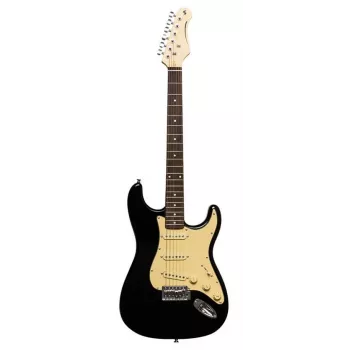Stagg SES-30 BK elgitarr - svart