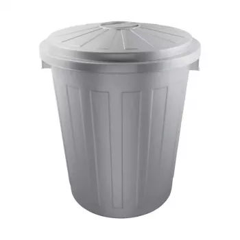 keeeper Mats Maxi avfallsbehållare 50L, Ø50 x 55 cm, silver