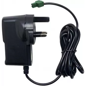 Teltonika PR3PUUK2 UK-strömkabel med 2-pin-anslutningsblock, 1,2 m, svart