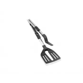 Leifheit ProLine 2-i-1 stekspade och degskrapa, rostfritt stål, 30,5 cm