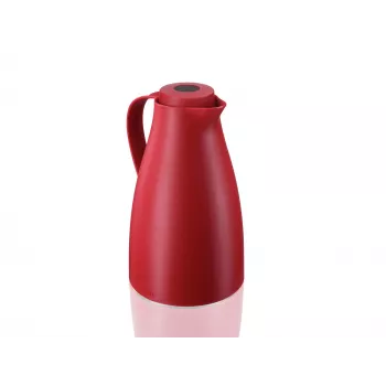 LEIFHEIT Thermos Harmonic röd vakuumisolerad termoskanna 1,0 L