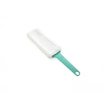 LEIFHEIT Duster elektrostatisk dammvippa XL med flexibelt huvud och klicksystem, blå/vit