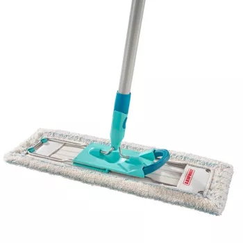 Leifheit Profi XL Cotton Plus golvmoppsöverdrag med fällbart handtag, 42 cm