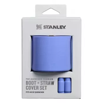 STANLEY The Quencher Boot + sugrörstillbehör hortensiablå 1,18L silikonset