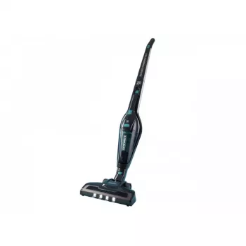 LEIFHEIT RotaroPowerVac 2in1 20V sladdlös stavdammsugare med handenhet, 40 minuters drifttid, borstlös motor, LED-lampor, dammsugarpåsefri, 0,45L dammbehållare, HEPA-filter, vit