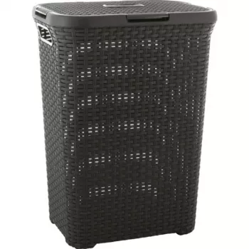 Curver Style 60L tvättlåda mörkgrå