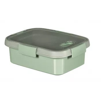 CURVER förvaringslåda för livsmedel Lunch rektangulär 1L Smart Eco To Go 20x15x7cm Soft Green