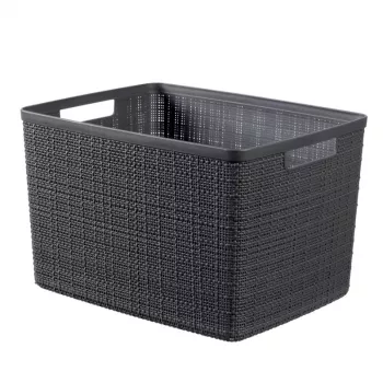 CURVER korg Jute L 20L 36x28x23cm mörkgrå