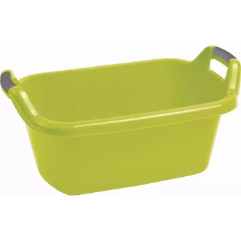 CURVER oval balja med handtag 35L grön flexibel balja