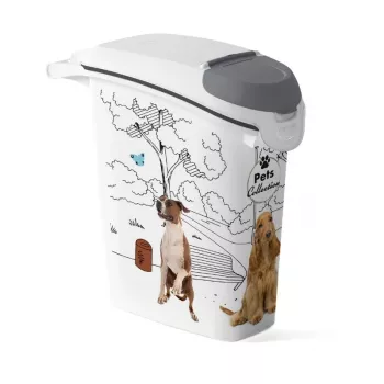 CURVER Pets Life hundmatsförvaringsbehållare 10kg 23L lufttät plast