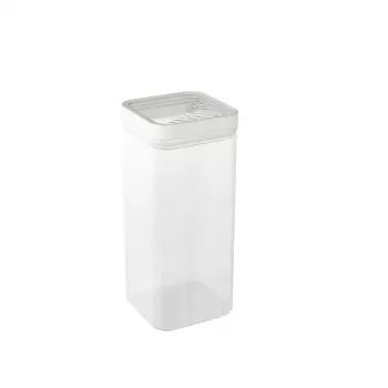 CURVER Kara förvaringsburk för torra livsmedel 1,8L transparent/vit