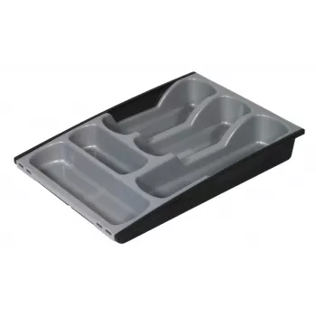 CURVER Modulo Nature rektangulär serveringsbricka 42x30x6,4 cm skiffer svart