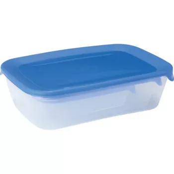 CURVER Fresh&Go rektangulära livsmedelsburkar, 3-pack (2L, 1L, 0,5L) blå