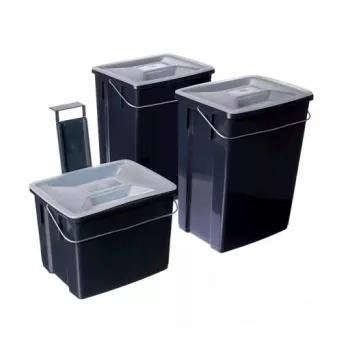 CURVER Biobox sopsorteringsset 2x10L + 6L grå